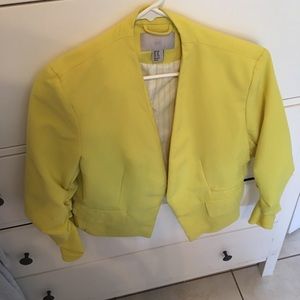 H&M Neon Yellow Blazer